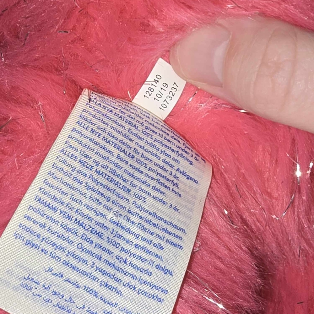 Build-A-Bear Pink Sparkle Sloth 2019 - Picture 4 of 5